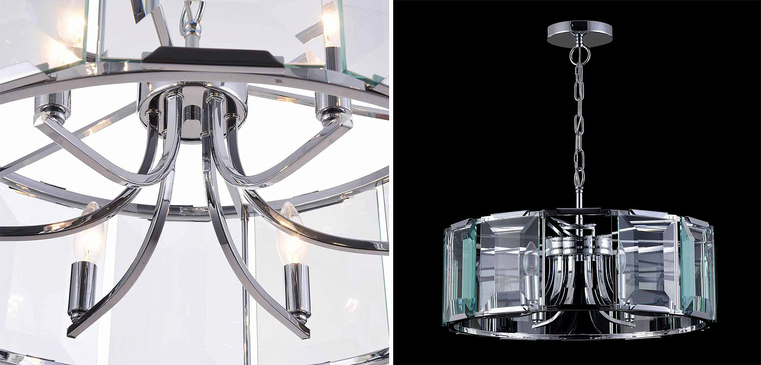 Люстра Harlow Crystal Round Chandelier chrome 6 Люстра Harlow Crystal Round Chandelier chrome 6 - Loft-Concept во Владивостоке