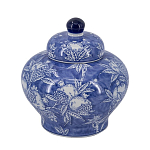 Ваза с крышкой в китайском стиле Гранатовое дерево Blooming Pomegranate варинант исполнения - 7 | Loft Concept во Владивостоке