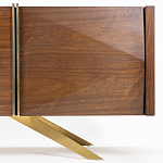 ТВ-тумба в цвете американский орех Introduce варинант исполнения - 4 | Loft Concept во Владивостоке