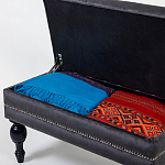 Мягкая банкетка с зоной для хранения Casket Dark Grey варинант исполнения - 4 | Loft Concept во Владивостоке