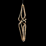 Подвесной светильник с декоративными элементами в виде кристаллов Smooth Shine варинант исполнения - 2 | Loft Concept во Владивостоке