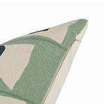 Подушка декоративная зеленого цвета с геометрическим рисунком Divine Abstractions варинант исполнения - 3 | Loft Concept во Владивостоке