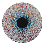 Бра круглое стеклянное с морозным эффектом Heterochromia варинант исполнения - 2 | Loft Concept во Владивостоке