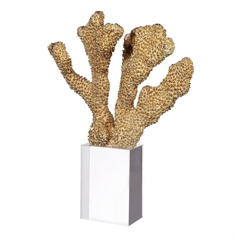 Статуэтка Gold Sea Cactus Золотой Прозрачный Статуэтка Gold Sea Cactus Золотой Прозрачный во Владивостоке | Loft Concept