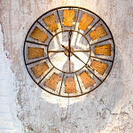 Часы настенные из металла в стиле лофт Clock with History варинант исполнения - 2 | Loft Concept во Владивостоке