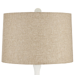 Торшер с белым каркасом и тканевыми абажуром Natural Stems варинант исполнения - 4 | Loft Concept во Владивостоке