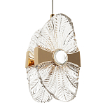 Подвесной светильник из хрусталя Fleuretta Crystal Gold Hanging Lamp варинант исполнения - 1 | Loft Concept во Владивостоке
