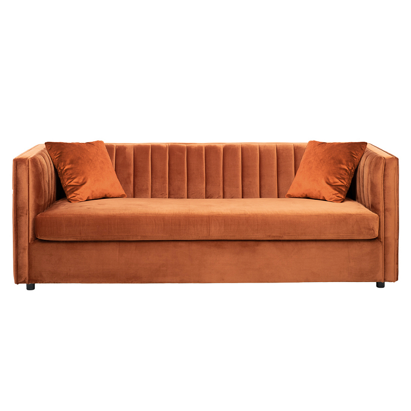 Диван Claire Sofa Терракотовый Диван Claire Sofa Терракотовый во Владивостоке | Loft Concept