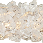 Люстра светодиодная фактурная в форме кольца Amber Crystal варинант исполнения - 1 | Loft Concept во Владивостоке