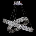 Люстра на 2 кольца с текстурной огранкой Reflection of Reality варинант исполнения - 6 | Loft Concept во Владивостоке