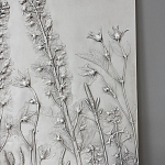 Панно Дельфиниум варинант исполнения - 3 | Loft Concept во Владивостоке