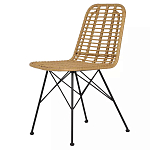 Стул с ротанговым плетением Wicker Stool без подлокотников варинант исполнения - 4 | Loft Concept во Владивостоке
