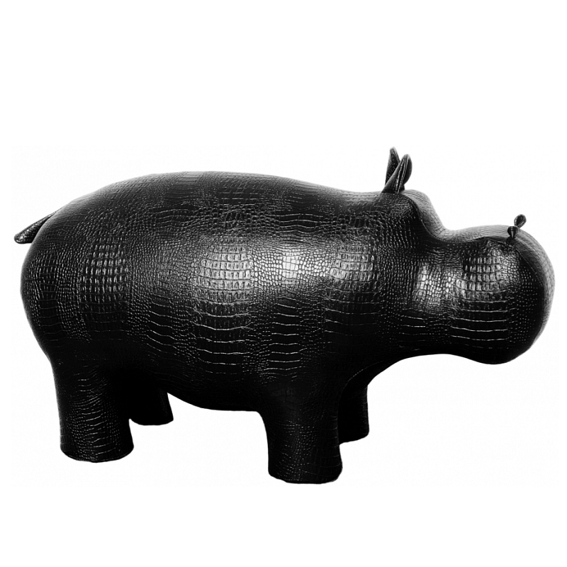 Пуф Бегемот Poof Hippo black Черный Пуф Бегемот Poof Hippo black Черный во Владивостоке | Loft Concept