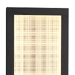 Светодиодное прямоугольное бра из металла черного цвета Lattice Lux варинант исполнения - 6 | Loft Concept во Владивостоке