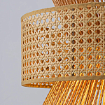 Подвесной светильник с абажуром из натуральных материалов Light Inside the Cell варинант исполнения - 4 | Loft Concept во Владивостоке