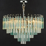 Дизайнерская люстра AQUA Blue Lagoon бирюзовое стекло несколько ярусов варинант исполнения - 6 | Loft Concept во Владивостоке