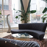 Дизайнерский журнальный стол в виде раковины с жемчужиной под прозрачной столешницей Fahin варинант исполнения - 4 | Loft Concept во Владивостоке