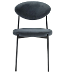 Стул металлический с мягкой спинкой и сиденьем из велюра Alfie Chair варинант исполнения - 5 | Loft Concept во Владивостоке