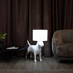 Лампа COLLECTION OF DOGS с абажуром Бультерьер варинант исполнения - 3 | Loft Concept во Владивостоке