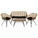 Кушетка плетеная из ротанга Wicker Сouch варинант исполнения - 5 | Loft Concept во Владивостоке