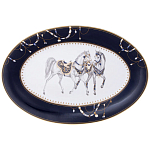 Сервиз обеденный из фарфора с изображением лошадей на 6 персон 23 предмета Porcelain Horse Set варинант исполнения - 2 | Loft Concept во Владивостоке