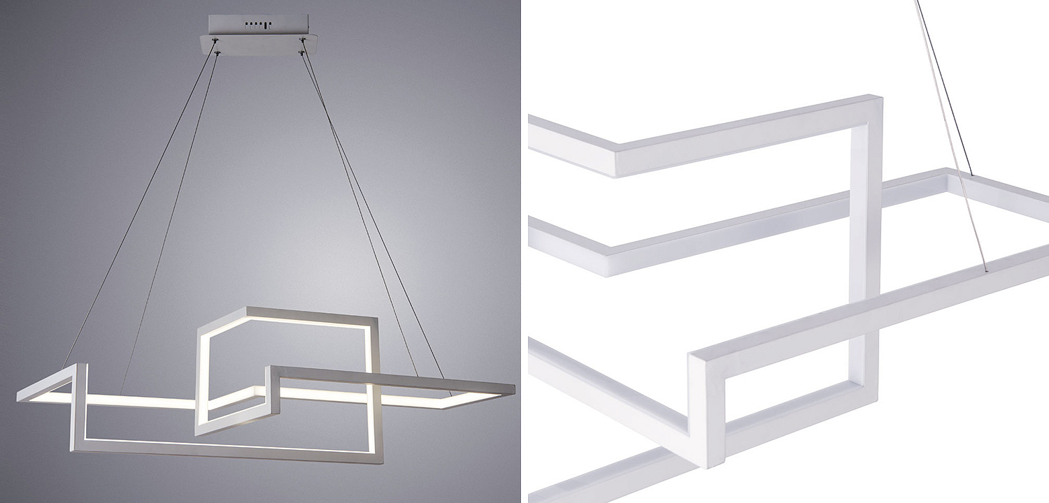 Люстра Esther Geometric White Chandelier II Люстра Esther Geometric White Chandelier II - Loft-Concept во Владивостоке