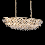 Люстра овальная с каскадом из подвесных прозрачных элементов Attractiveness варинант исполнения - 2 | Loft Concept во Владивостоке