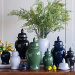 Ваза с крышкой однотонная Высота 48 см Chinoiserie Ceramics варинант исполнения - 6 | Loft Concept во Владивостоке