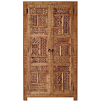 Этнический шкаф с орнаментом резьба из дерева Indian Antique Furniture варинант исполнения - 3 | Loft Concept во Владивостоке