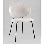 Стул Bellamy букле светло-серый варинант исполнения - 1 | Loft Concept во Владивостоке