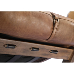 Двухместный диван Duncan винтажная коричневая кожа варинант исполнения - 3 | Loft Concept во Владивостоке