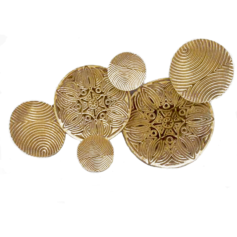 Панно настенное Blank Sheet Gold Ornament Золотой Панно настенное Blank Sheet Gold Ornament Золотой во Владивостоке | Loft Concept