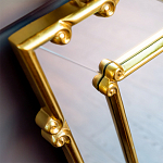 Зеркало прямоугольное Golden Classic Ornament Mirror варинант исполнения - 3 | Loft Concept во Владивостоке