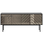 Длинная тумба с зеркальным декором Serena варинант исполнения - 5 | Loft Concept во Владивостоке