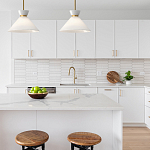 Подвесной светильник с белым стеклянным конусным плафоном Alora Mood варинант исполнения - 13 | Loft Concept во Владивостоке