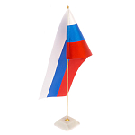 Флагшток на подставке из натурального камня Stone Flagpole варинант исполнения - 1 | Loft Concept во Владивостоке