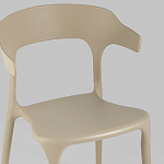 Бежевый стул из прочного PP-пластика JORIS варинант исполнения - 7 | Loft Concept во Владивостоке