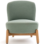 Кресло на деревянных ножках Olguin Green Chair варинант исполнения - 2 | Loft Concept во Владивостоке