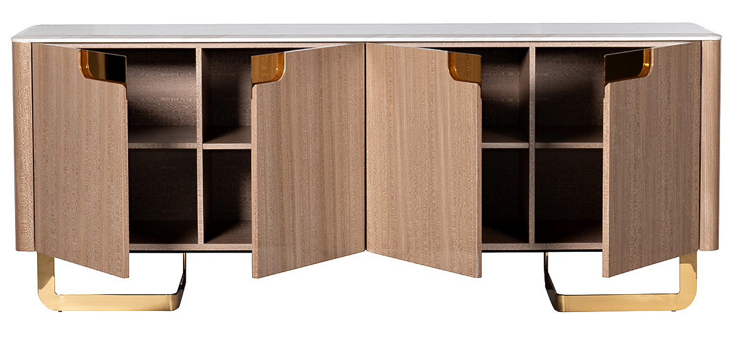 Комод длинный на металлических ножках Bertran Chest of Drawers Комод длинный на металлических ножках Bertran Chest of Drawers - Loft-Concept во Владивостоке