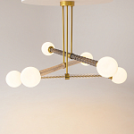 Люстра со стеклянными вставками Helios варинант исполнения - 2 | Loft Concept во Владивостоке