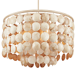 Люстра с каскадом из круглых декоративных элементов Texture Discs варинант исполнения - 2 | Loft Concept во Владивостоке