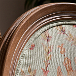 Барный стул из массива бука светло-зеленый с растительным орнаментом Raffael Angel Green Bar stool варинант исполнения - 4 | Loft Concept во Владивостоке