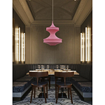 Подвесной вязаный розовый светильник «Моника» варинант исполнения - 2 | Loft Concept во Владивостоке