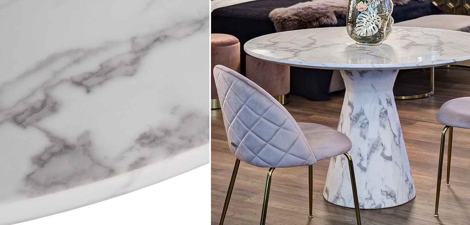Обеденный стол Adongo White Обеденный стол Adongo White - Loft-Concept во Владивостоке