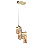 Подвесной светильник волнистой формы из фактурного стекла Wave варинант исполнения - 3 | Loft Concept во Владивостоке