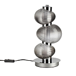 Настольная лампа с 3-мя рифлеными стеклянными шарами Marcelh Light варинант исполнения - 5 | Loft Concept во Владивостоке