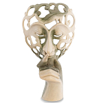 Маска ручной работы деревянная резная Beauty Mask варинант исполнения - 1 | Loft Concept во Владивостоке