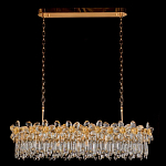 Люстра с декоративными элементами в виде крупных хрустальных цветов Palace Gardens варинант исполнения - 2 | Loft Concept во Владивостоке