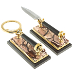 Настольный письменный набор из яшмы Manager Organizer варинант исполнения - 9 | Loft Concept во Владивостоке