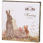 Тарелка закусочная из фарфора с изображением собаки Hunting Porcelain Collection варинант исполнения - 2 | Loft Concept во Владивостоке